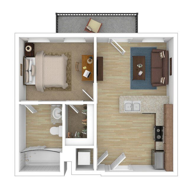 Unit 123 217 floor plan